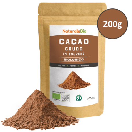 cacao_crudo_biologico_in_polvere photo
